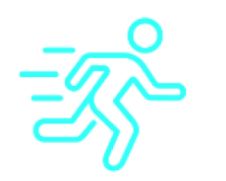 Symbol bežiaceho človeka